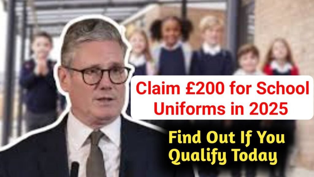 School uniform grant UK 2025